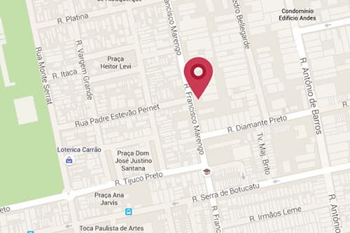 Mapa Buffet Wishes — Rua Francisco Marengo, 367, Tatuapé
